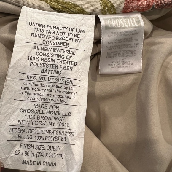 Croscill Bedding Rare Croscill Daphne Floral Comforter Poshmark